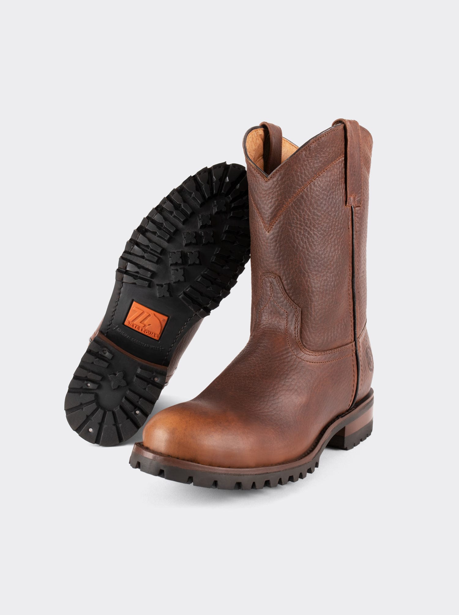 Bota Roper con Suela Track Bull Fight Ocre Estilo 1000