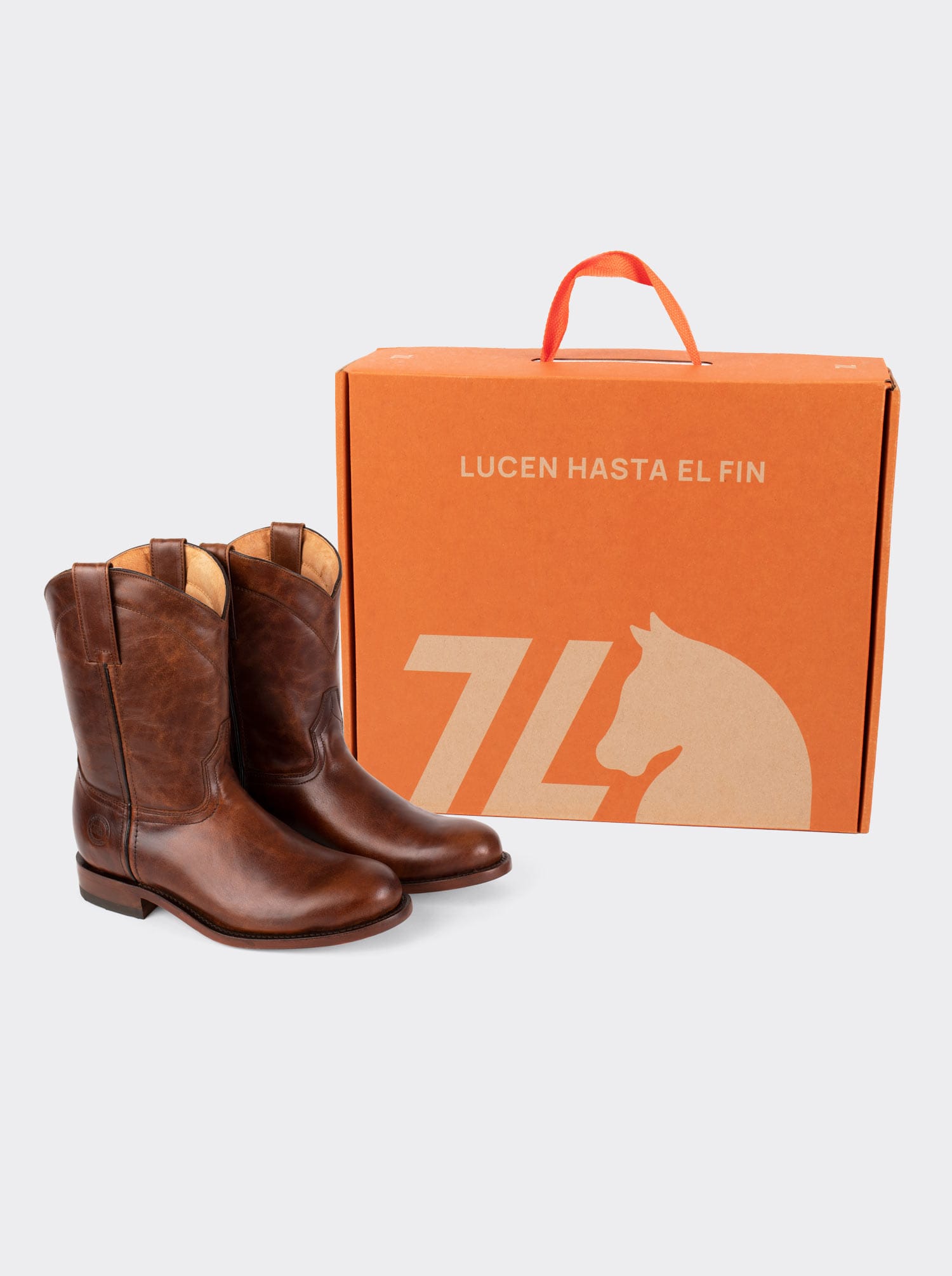 Bota Roper con Suela de Cuero Olmeca Miel Estilo 1000