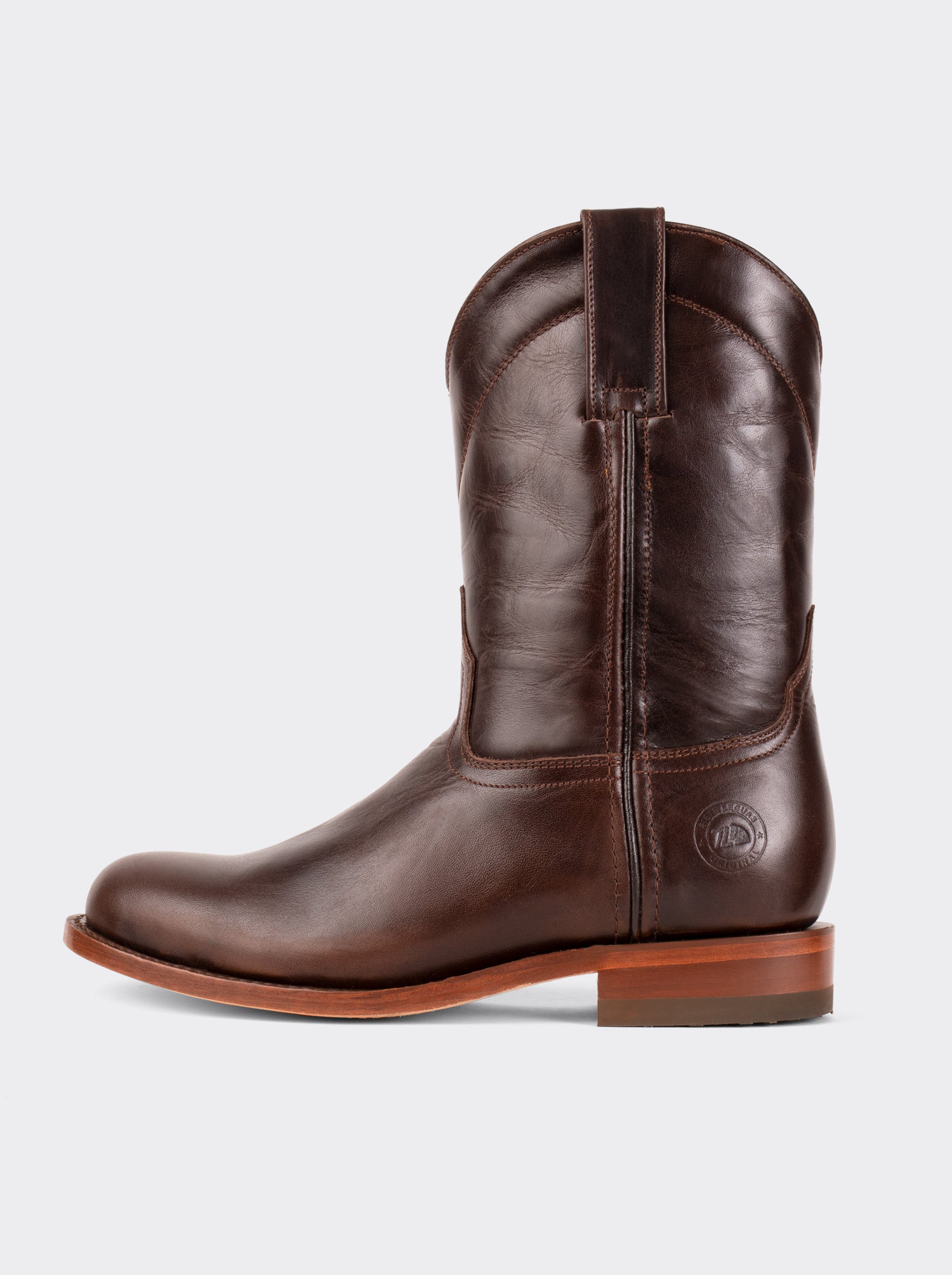 Bota Roper con Suela de Cuero Olmeca Café Estilo 1000