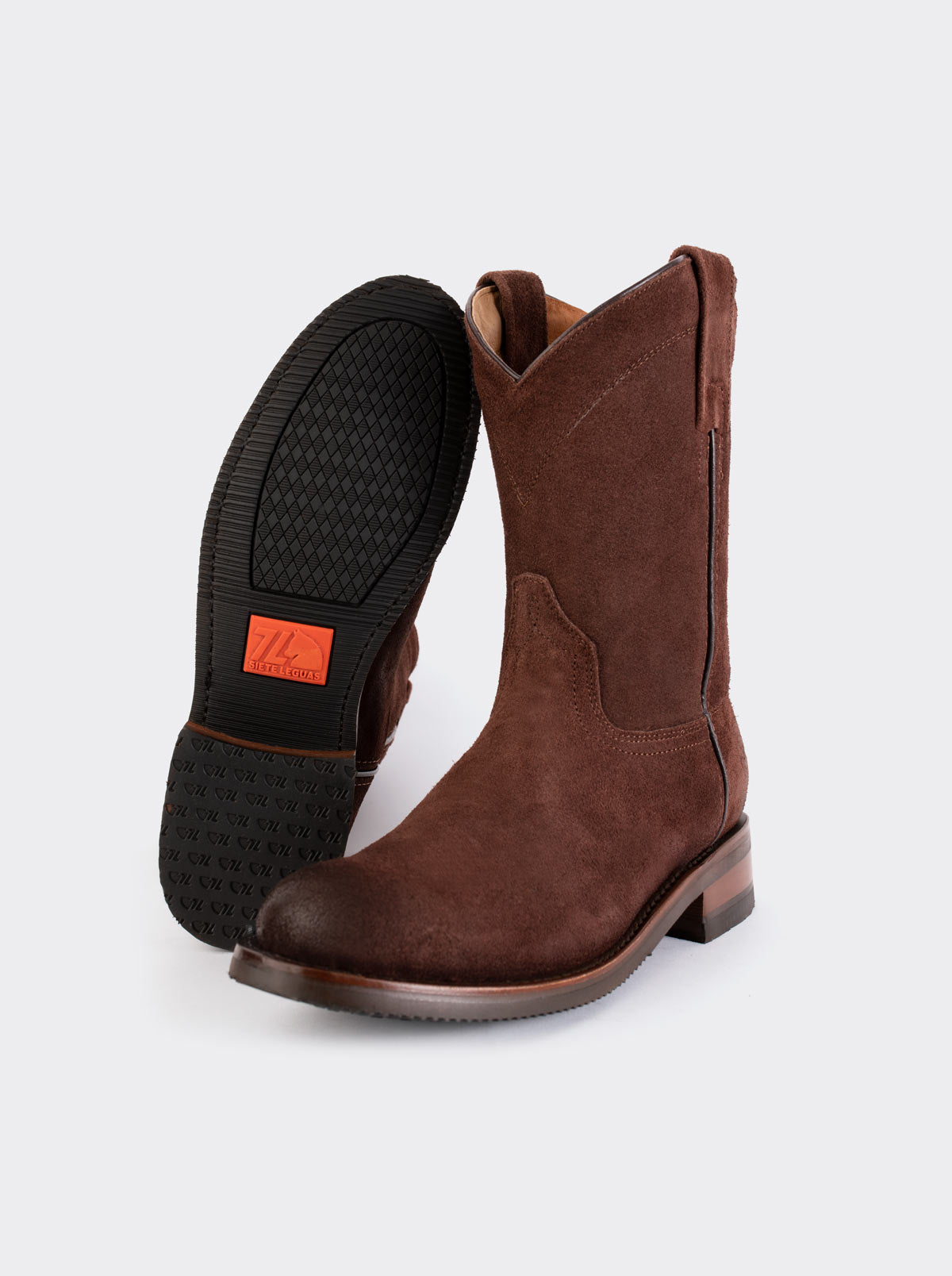Bota Roper con Suela Antiderrapante Gamuza Chocolate Estilo 1000