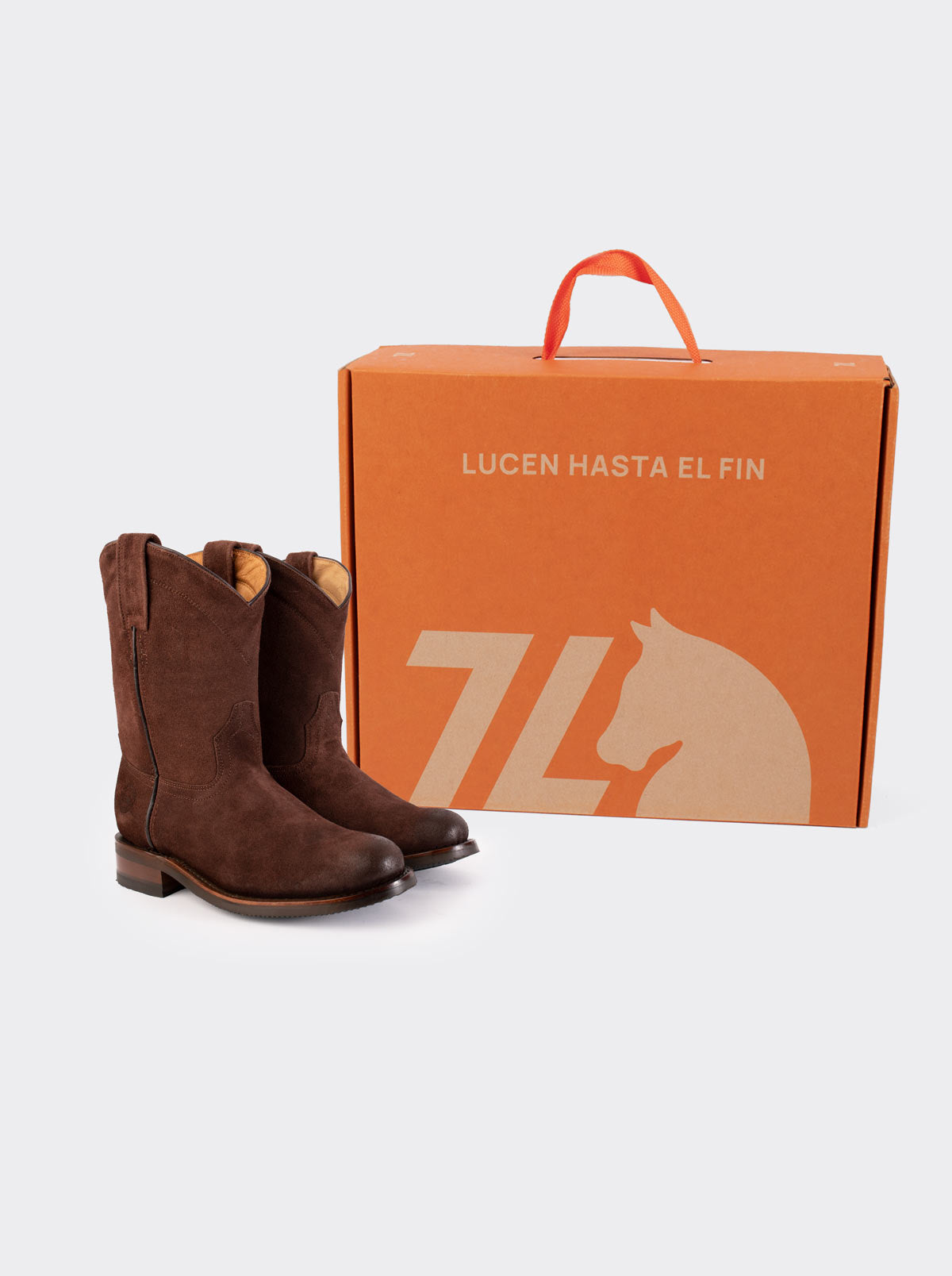 Bota Roper con Suela Antiderrapante Gamuza Chocolate Estilo 1000