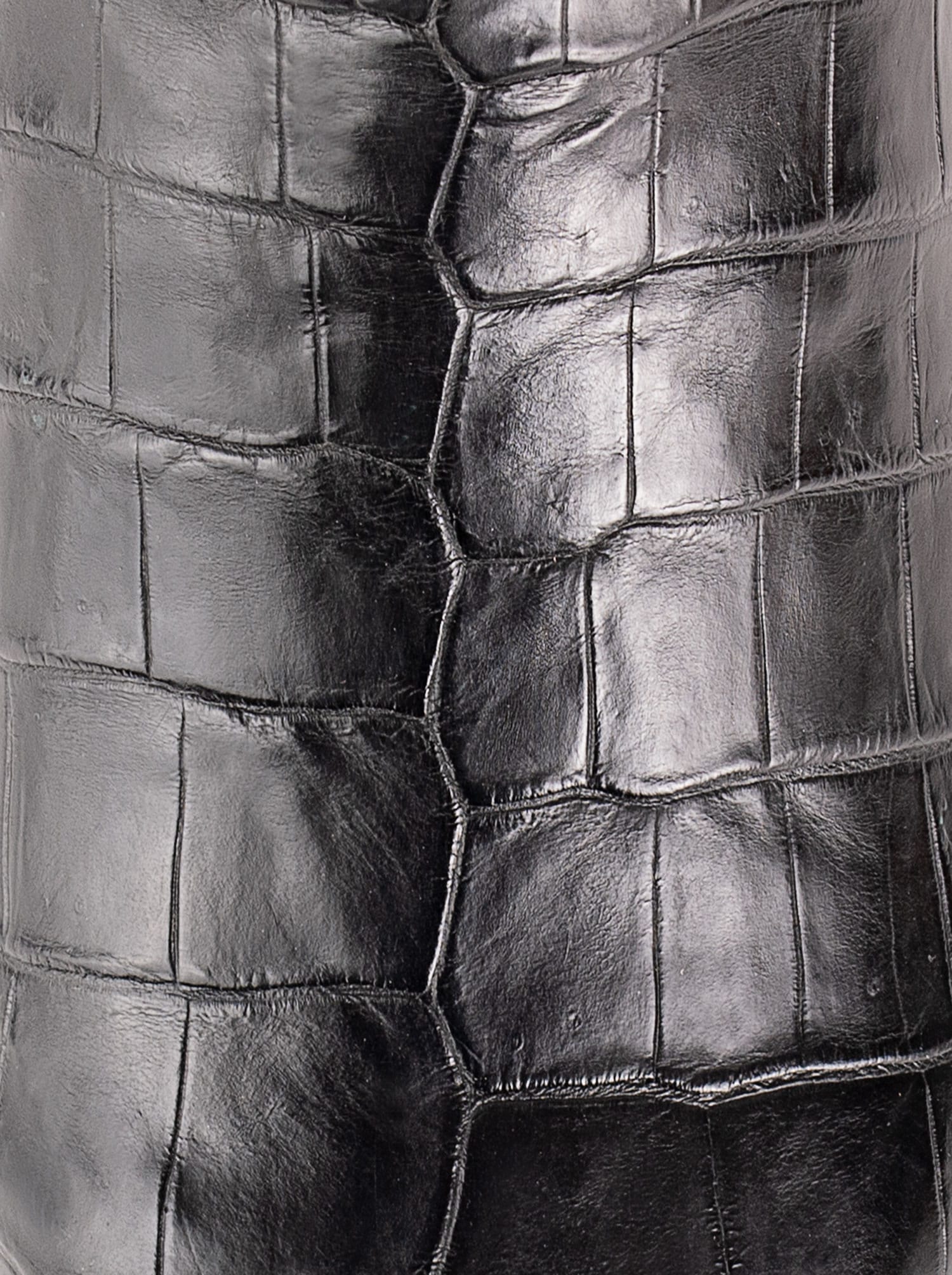 Bota Vaquera con Suela de Cuero en Piel Genuina de Moreleti Negro Estilo 1055