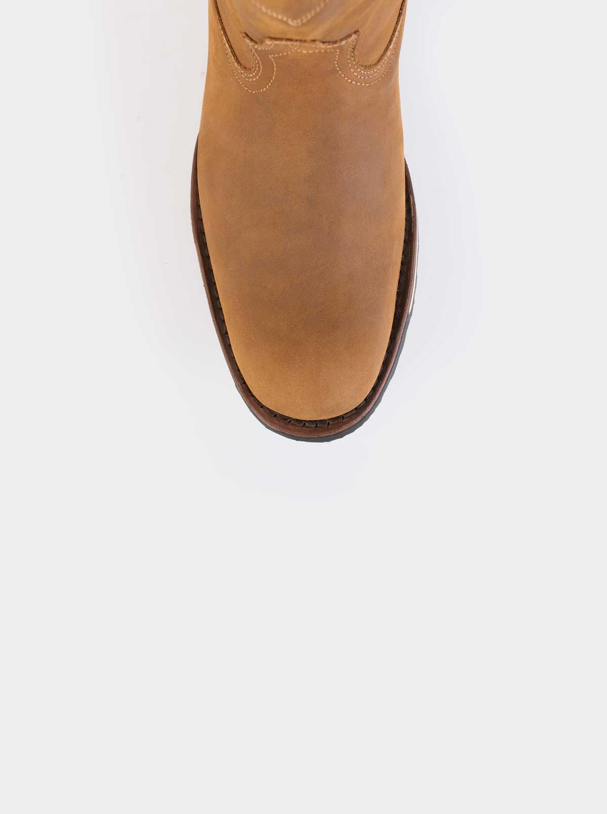 Bota Roper Trabajo Resistente a Aceites con Cierre y Punta Semicuadrada Crazy Papaya Estilo 1677