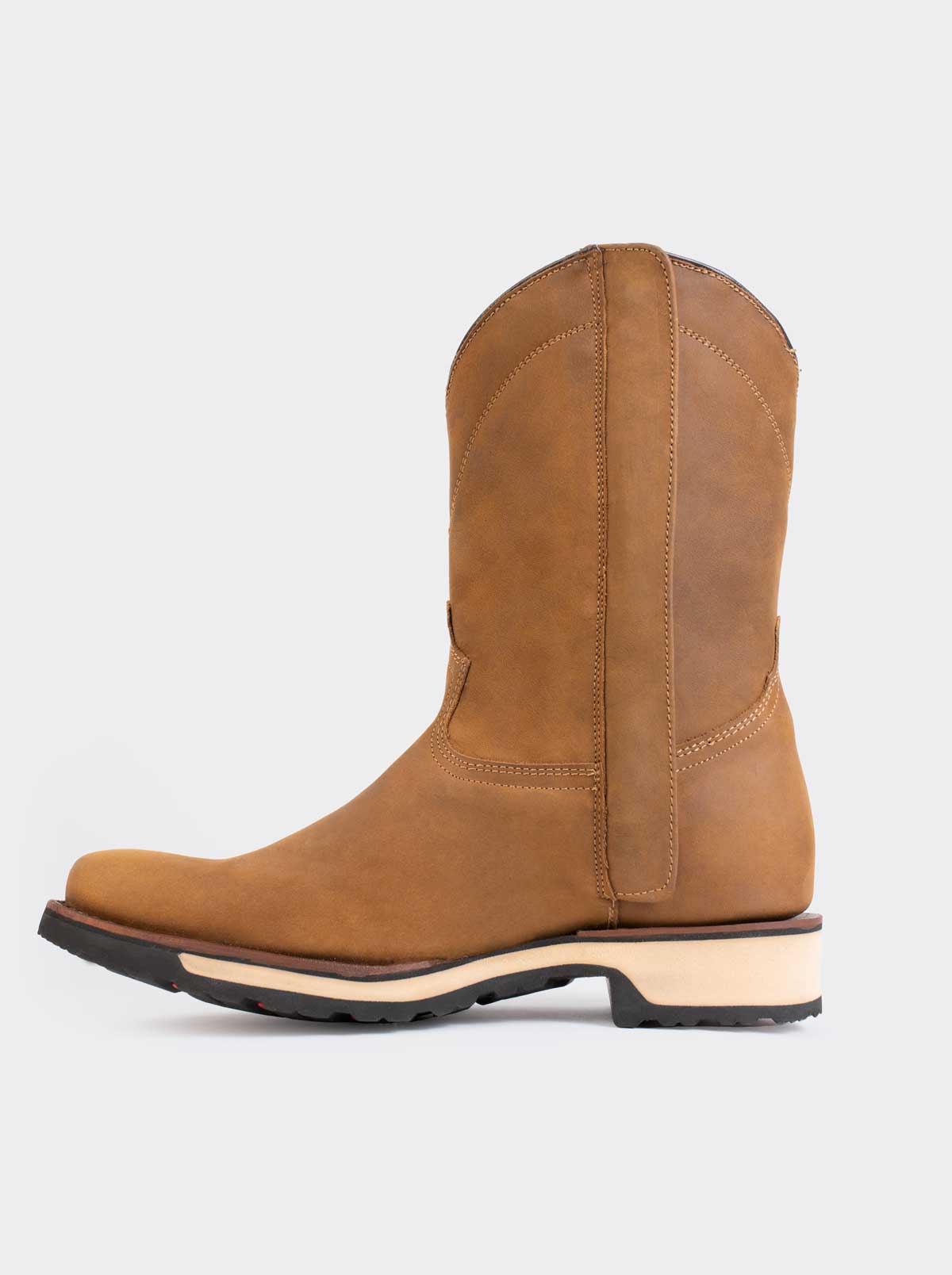 Bota Roper Trabajo Resistente a Aceites con Cierre y Punta Semicuadrada Crazy Papaya Estilo 1677