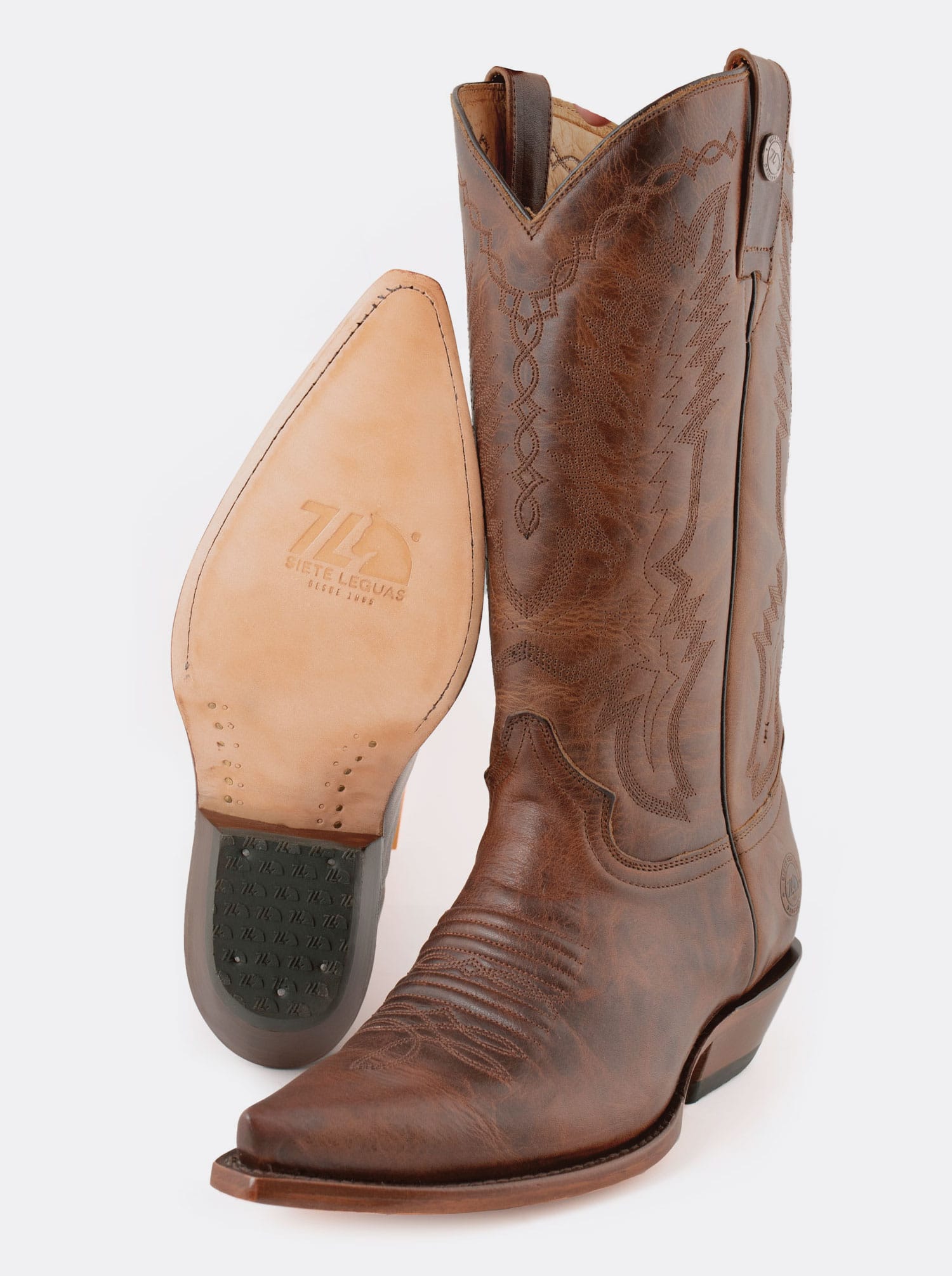 Bota Vaquera Tacón Cubano Paddock Whiskey Estilo 1748