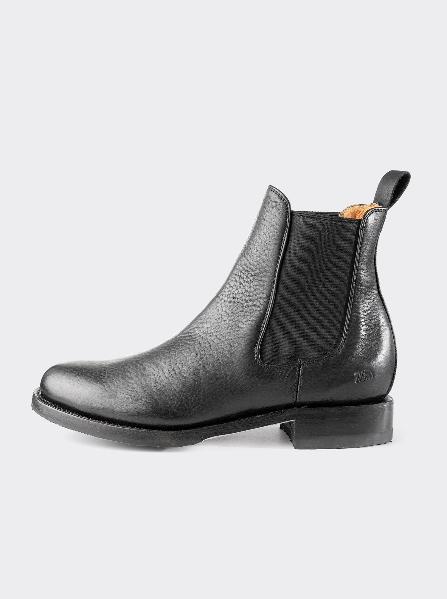 Botín Chelsea con Suela Doble Vida Antiderrapante Montana Negro Estilo 6206