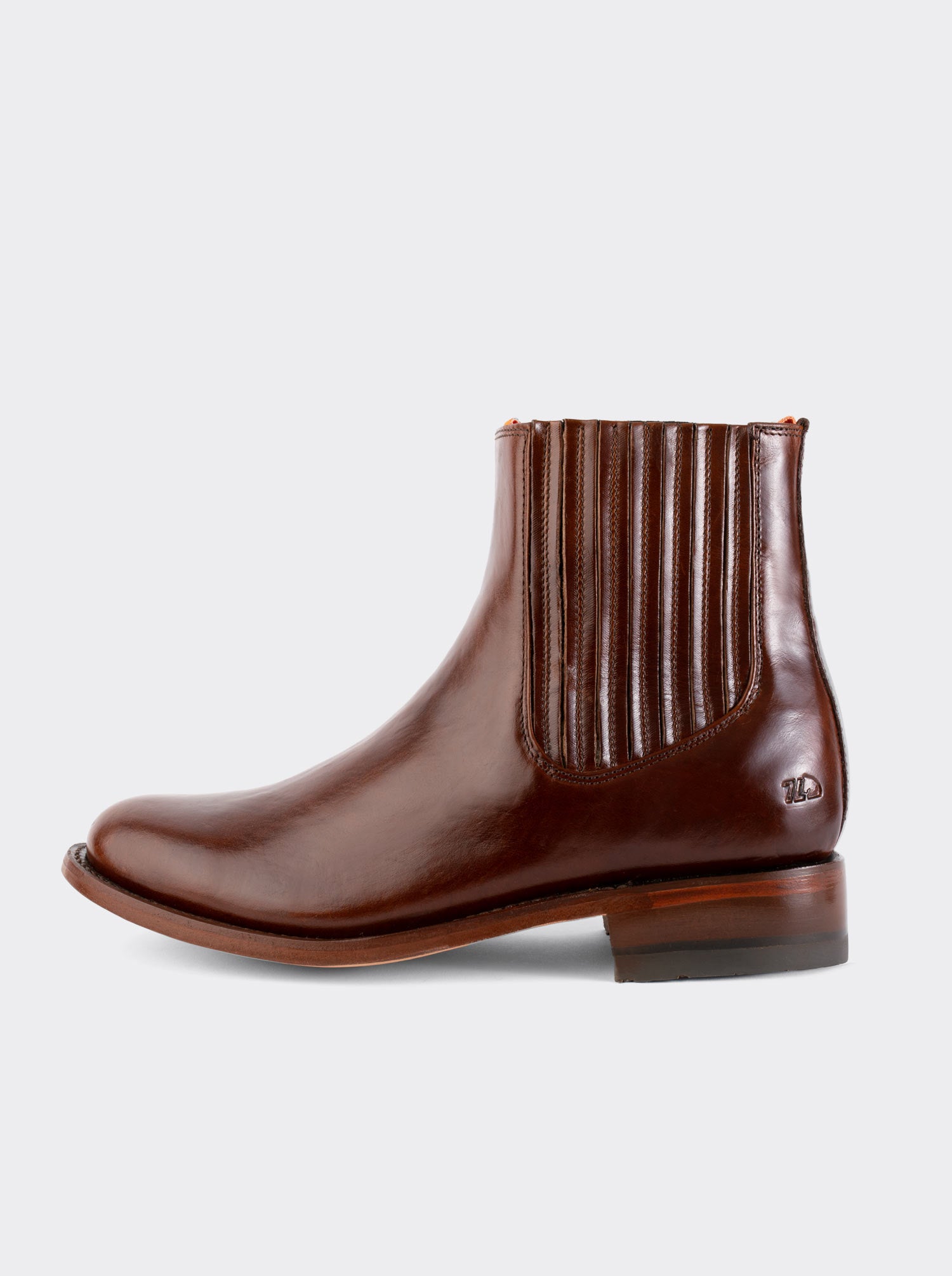 Botín Charro con Suela de Cuero Albatros Caramel Estilo 6000