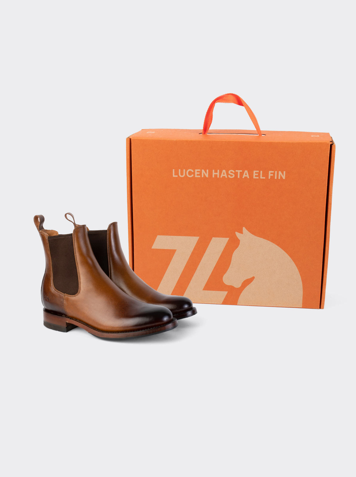 Botín Chelsea con Suela Doble Vida Antiderrapante Olmeca Miel Estilo 6206
