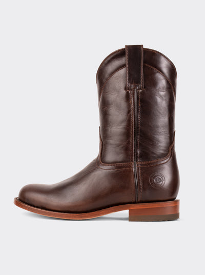 Bota Roper con Suela de Cuero Olmeca Café Estilo 1000