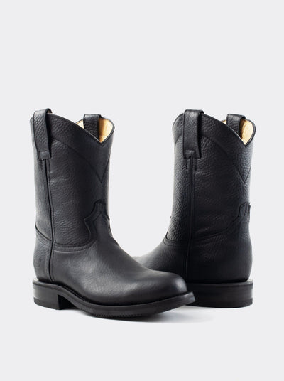 Bota Roper Siete Leguas Antiderrapante en piel Bull Fight Negro Est. 1000