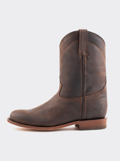 Bota Roper con Suela de Cuero Crazy Café Estilo 1000