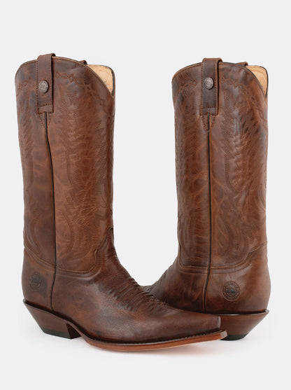 Bota Vaquera Tacón Cubano Paddock Whiskey Estilo 1748
