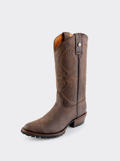 Bota Vaquera Siete Leguas para Trabajo Crazy Café Est. 1345