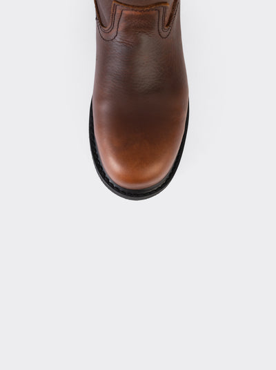 Bota Wellington de Trabajo Con Casco y Suela Ligera Bull Fight Ocre Estilo 2222