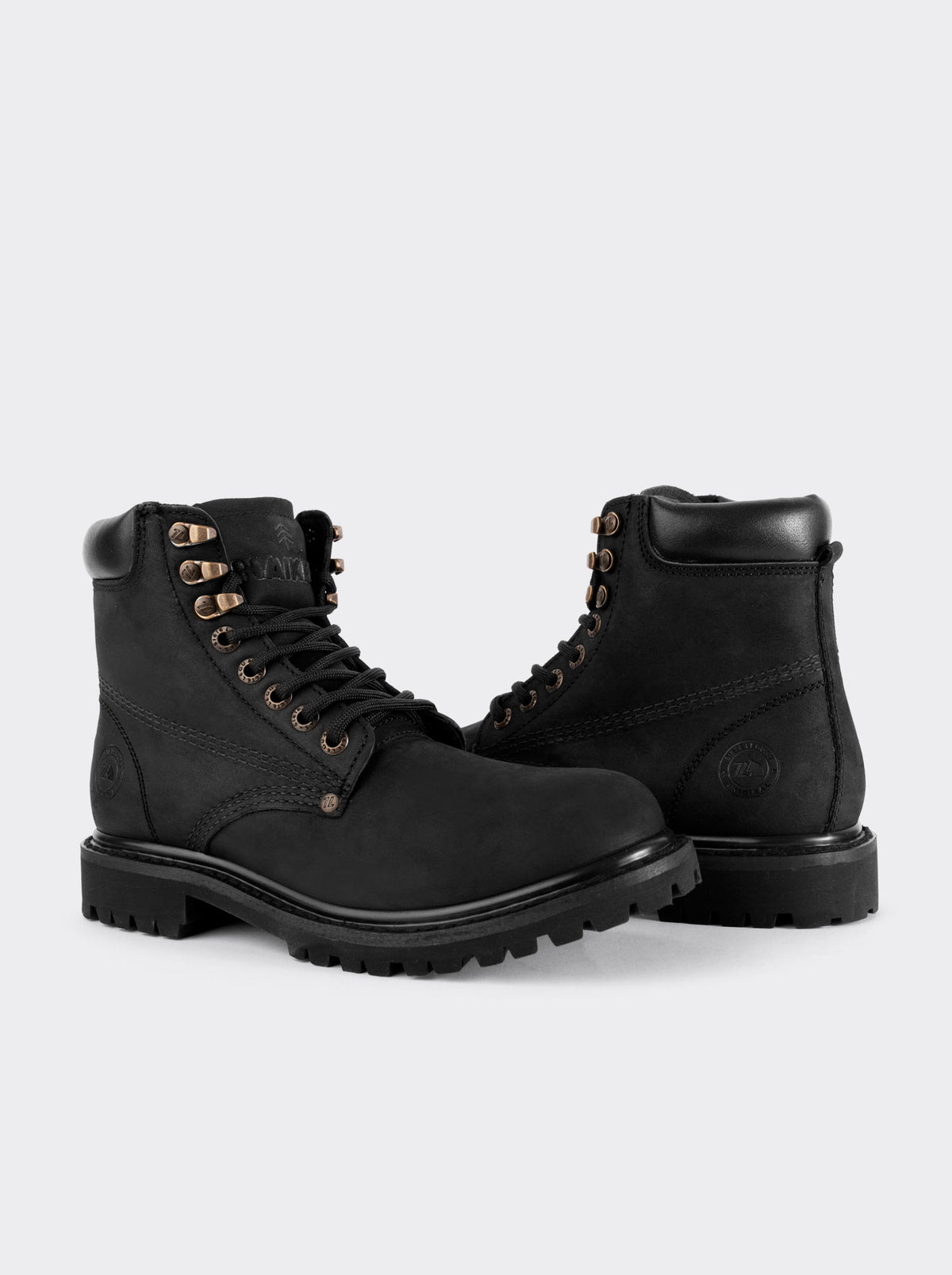 Bota Haiker Crazy Negro Estilo 2413