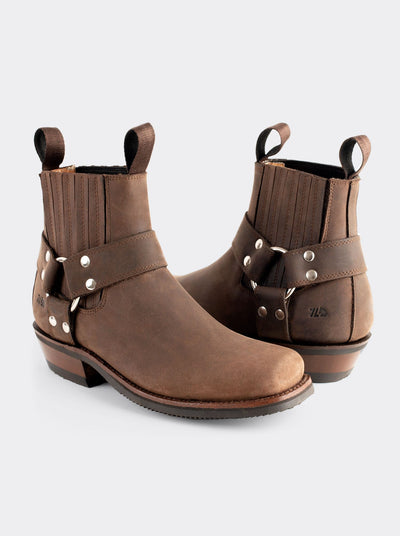 Botin Biker Siete Leguas Crazy Café Est. 3600
