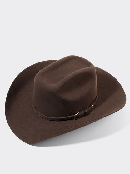 Sombrero Unisex Vaquero de Lana color Chocolate Siete Leguas Est. Texana