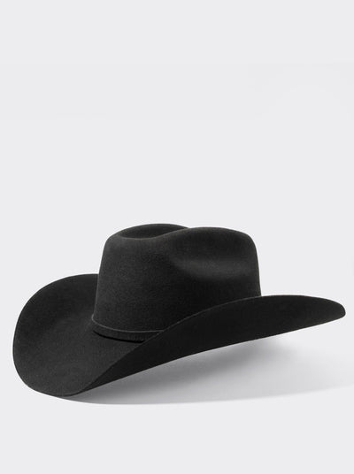 Sombrero Vaquero Unisex Estilo Texana 8 Segundos Lana Negro