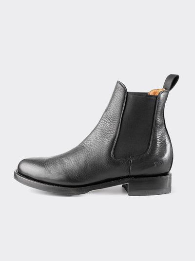 Botín Chelsea con Suela Doble Vida Antiderrapante  Montana Negro  Estilo 6206