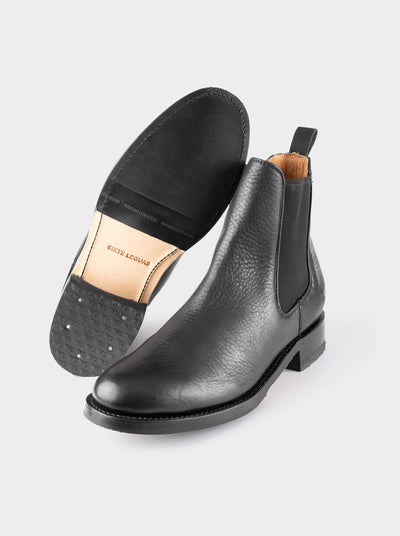 Botin Chelsea Antiderrapante Siete Leguas Montana Negro Est. 6206