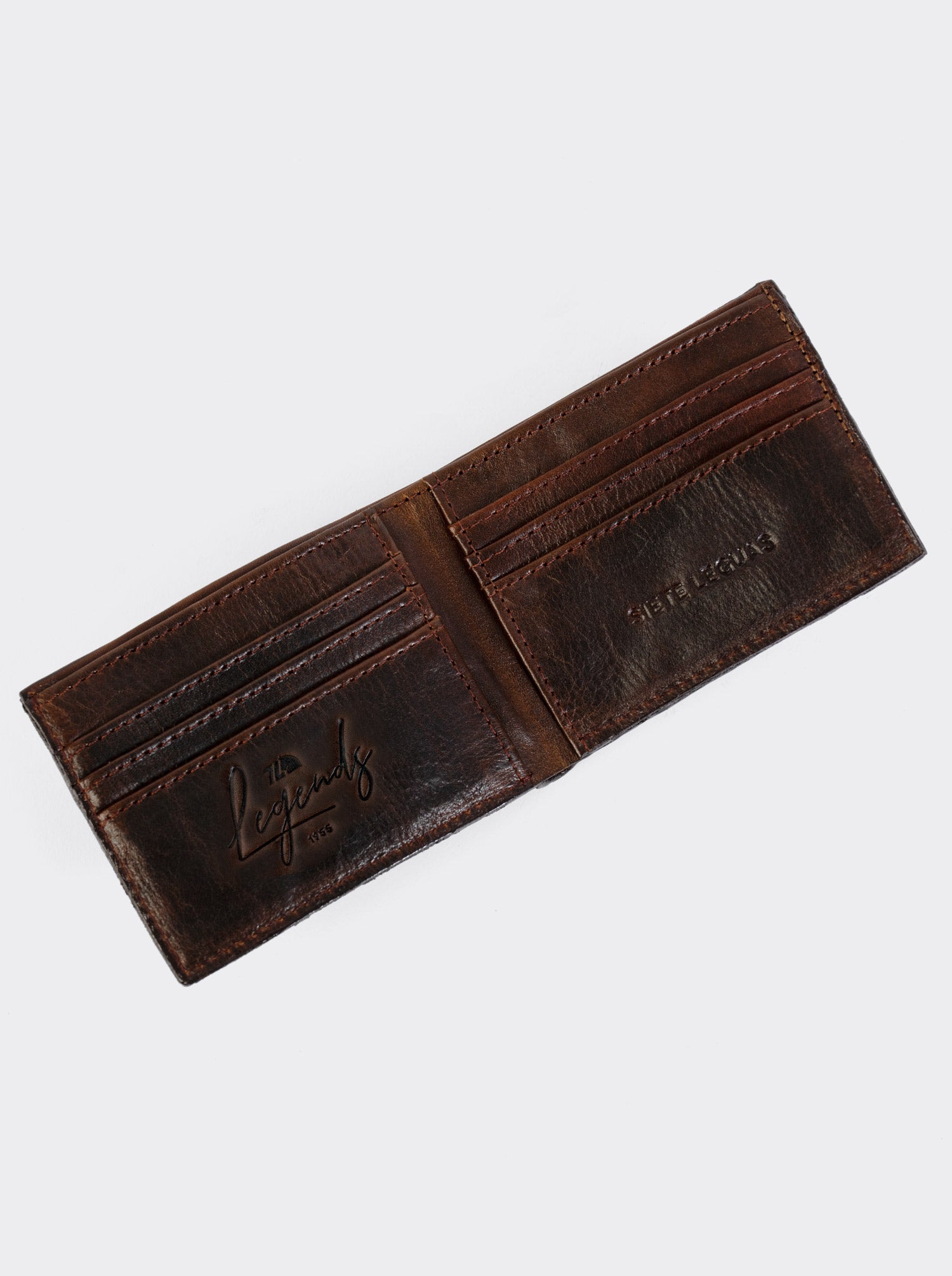 Cartera Legends de Piel Genuina de Cocodrilo Café