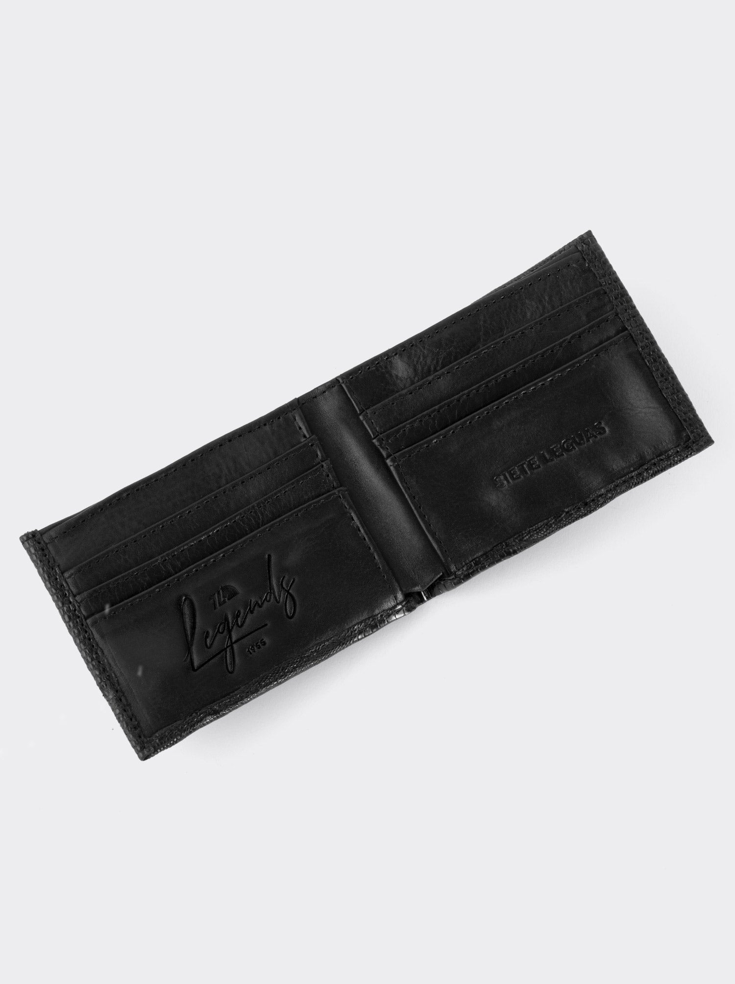 Cartera Legends de Piel Genuina de Lizard Negro