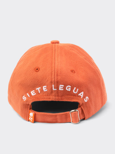 Gorra de Algodón Clasica Siete Leguas Naranja