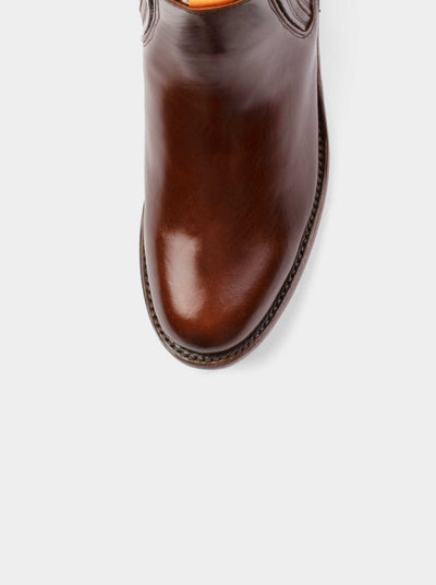 Botín Charro con Suela de Cuero Albatros Caramel Estilo 6000
