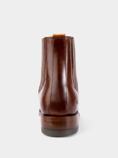 Botín Charro con Suela de Cuero Albatros Caramel Estilo 6000