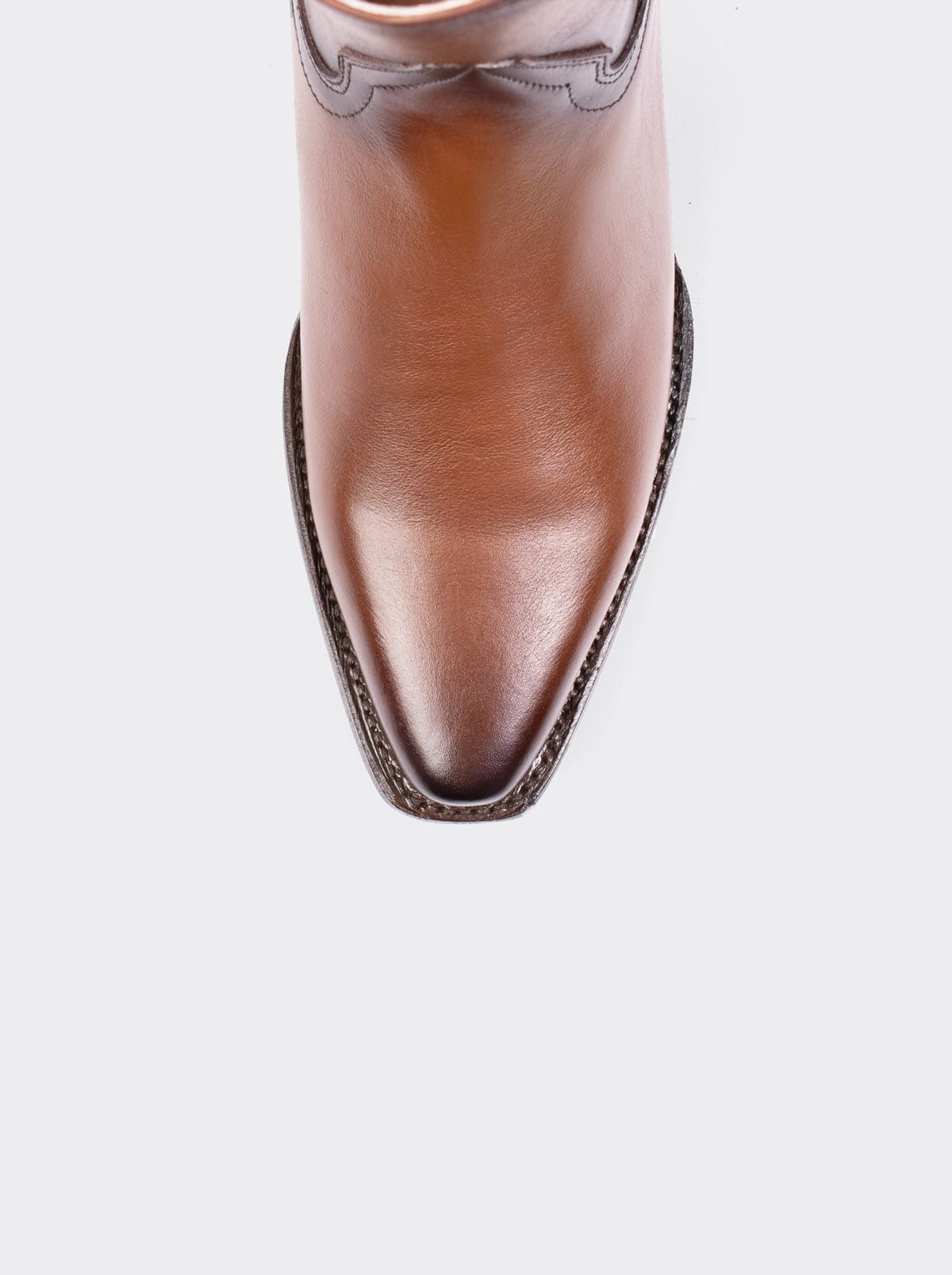 Botín Vaquero Puntal con Cierre Nessy Brown estilo 6207