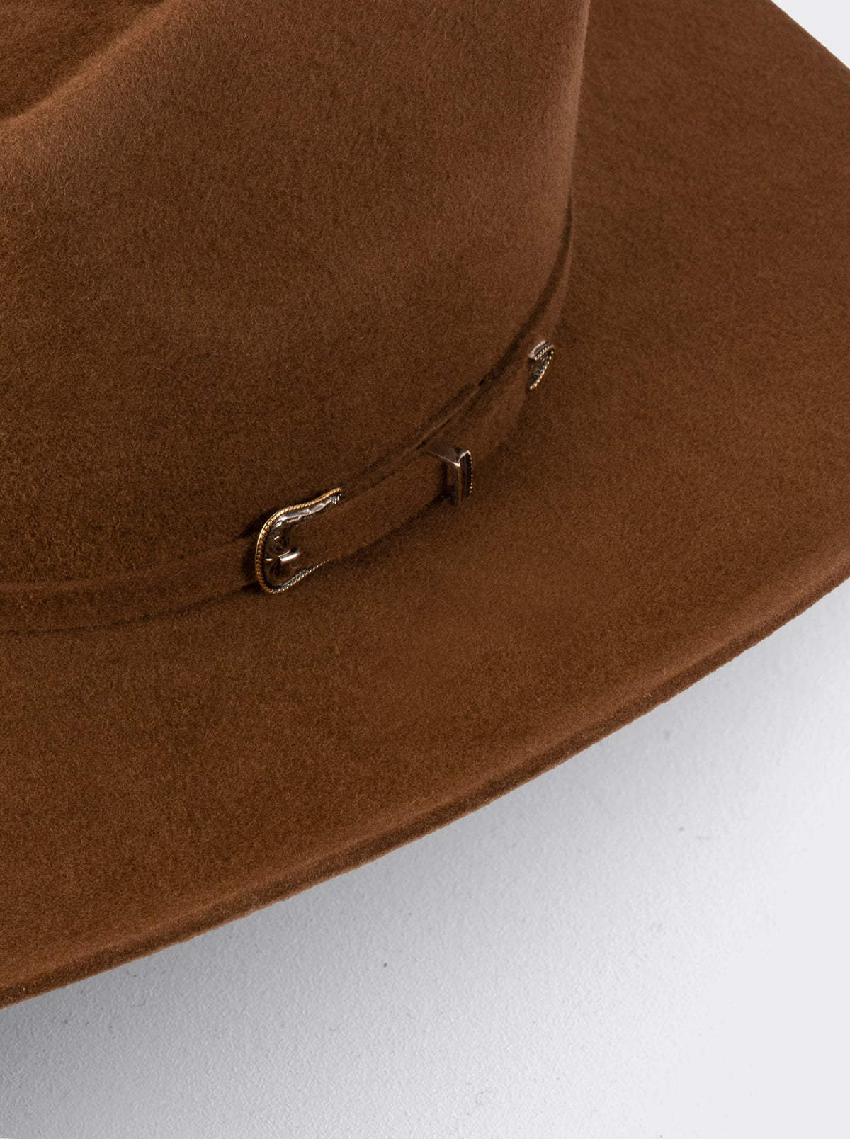 Sombrero Vaquero Unisex Estilo Texana 8 Segundos Lana Tabaco