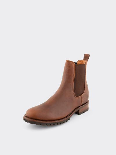 Botín Chelsea con Suela Track Bull Fight Ocre Estilo 6206