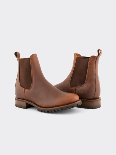 Botín Chelsea con Suela Track Bull Fight Ocre Estilo 6206