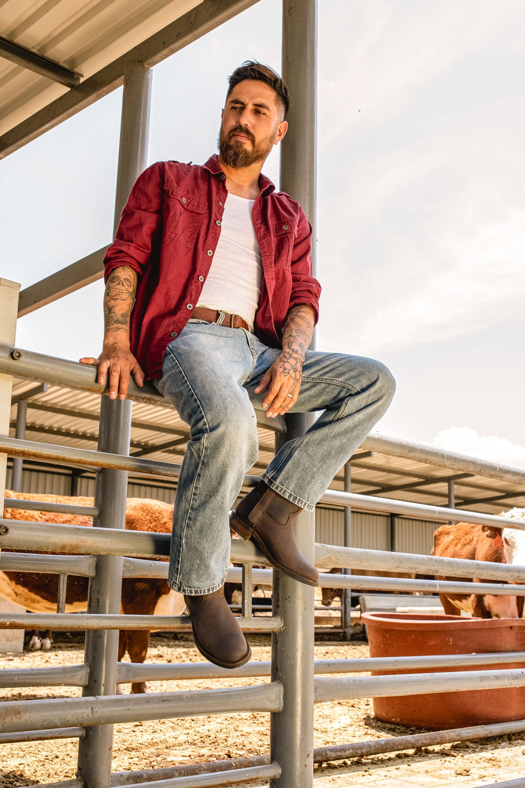 Bota Roper con Cierre Crazy Café Estilo 1677