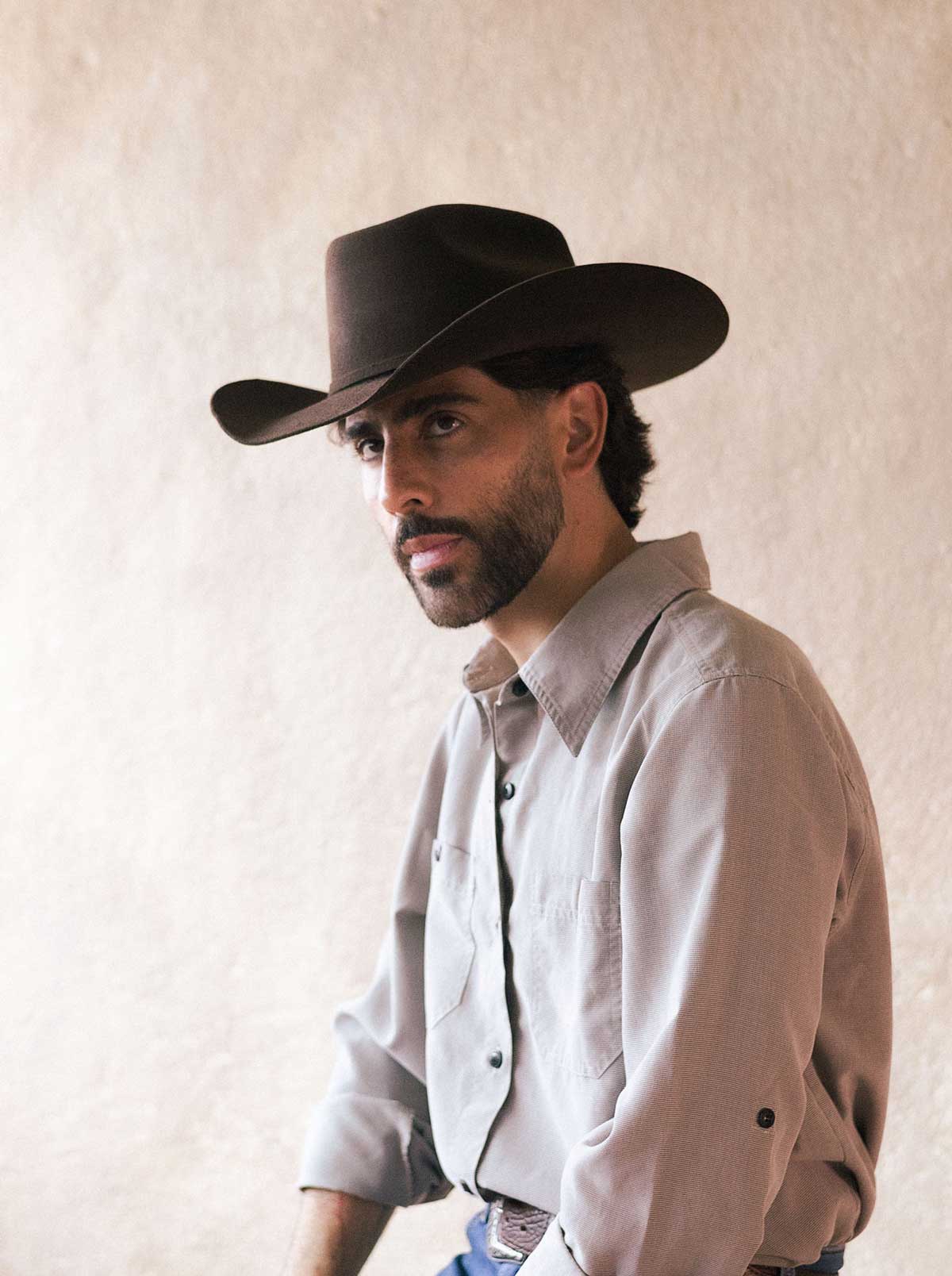 Sombrero Vaquero Unisex Estilo Texana 8 Segundos Lana Chocolate